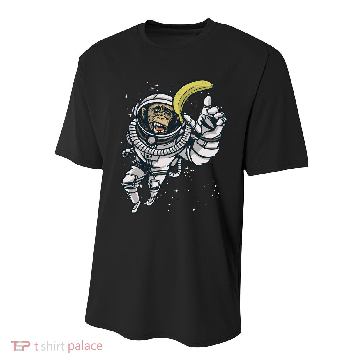 Astronaut Chimp Banana Youth Performance Sprint T-Shirt