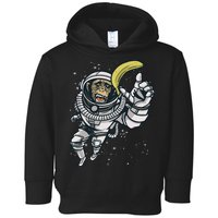 Astronaut Chimp Banana Toddler Hoodie