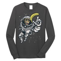 Astronaut Chimp Banana Long Sleeve Shirt
