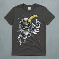 Astronaut Chimp Banana T-Shirt