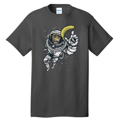 Astronaut Chimp Banana Tall T-Shirt