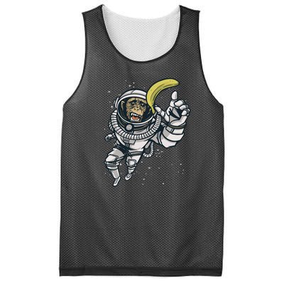 Astronaut Chimp Banana Mesh Reversible Basketball Jersey Tank