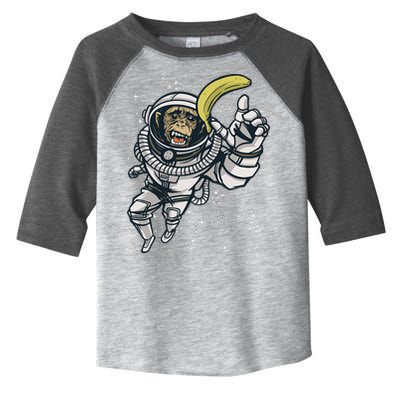 Astronaut Chimp Banana Toddler Fine Jersey T-Shirt