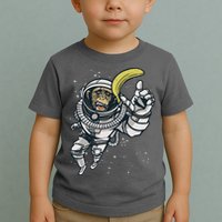 Astronaut Chimp Banana Toddler T-Shirt