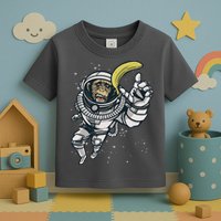 Astronaut Chimp Banana Toddler T-Shirt