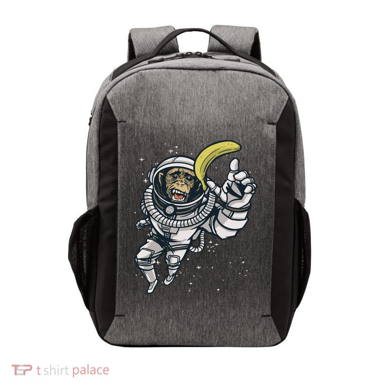 Astronaut Chimp Banana Vector Backpack