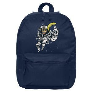 Astronaut Chimp Banana 16 in Basic Backpack