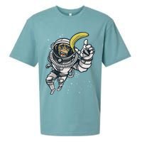 Astronaut Chimp Banana Sueded Cloud Jersey T-Shirt