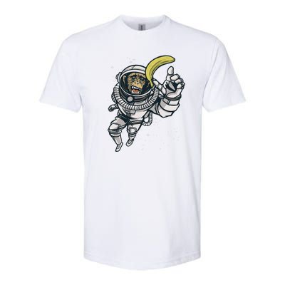 Astronaut Chimp Banana Softstyle CVC T-Shirt