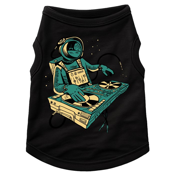 Astronaut Djing Space Doggie Tank