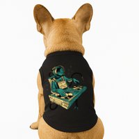 Astronaut Djing Space Doggie Tank