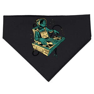 Astronaut Djing Space USA-Made Doggie Bandana