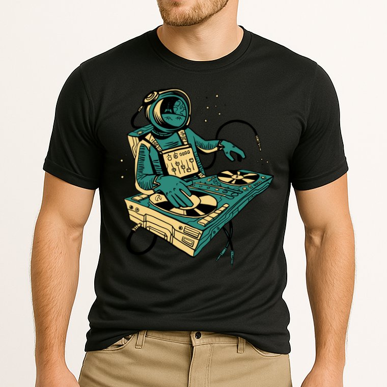 Astronaut Djing Space Performance Shirt