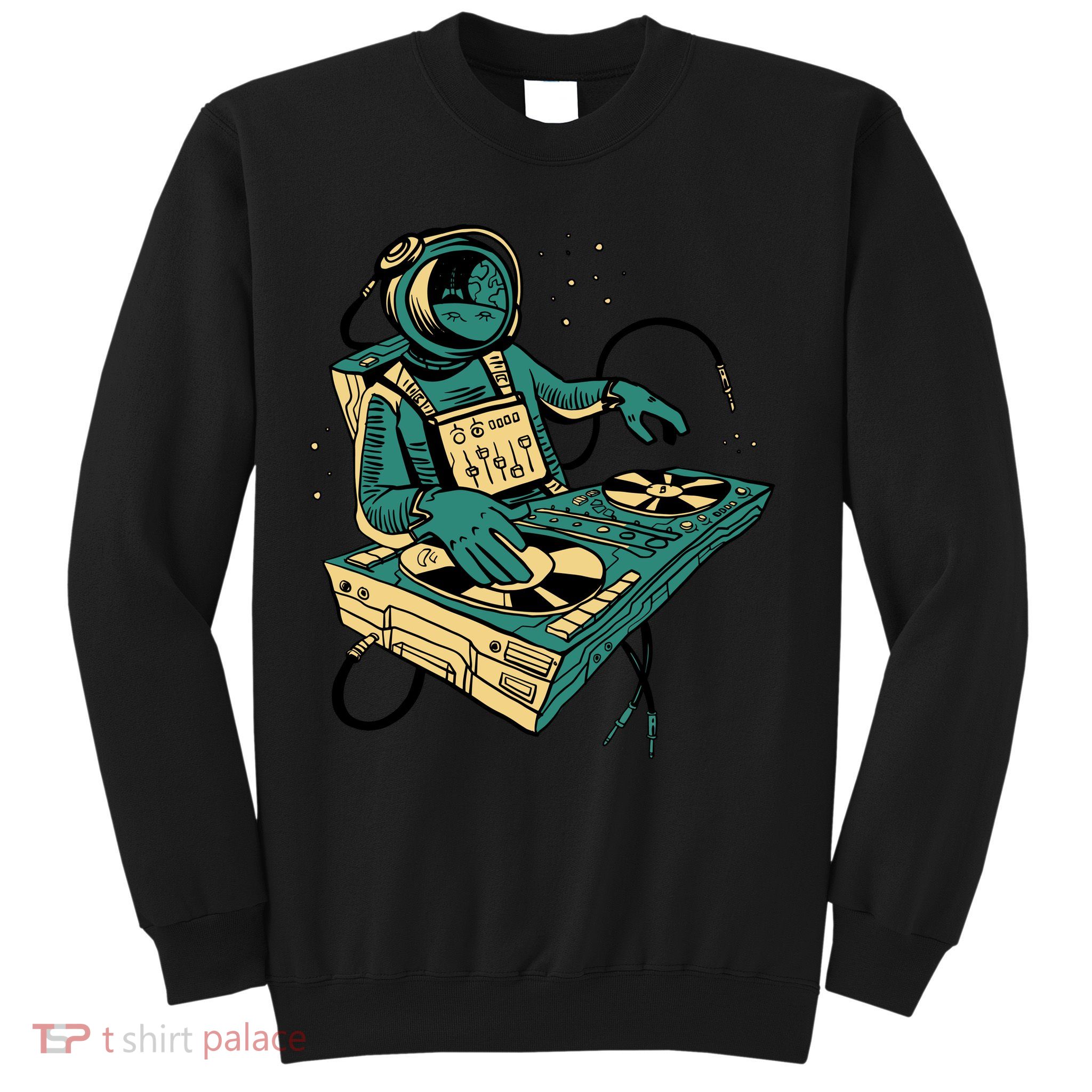 Astronaut Djing Space Sweatshirt