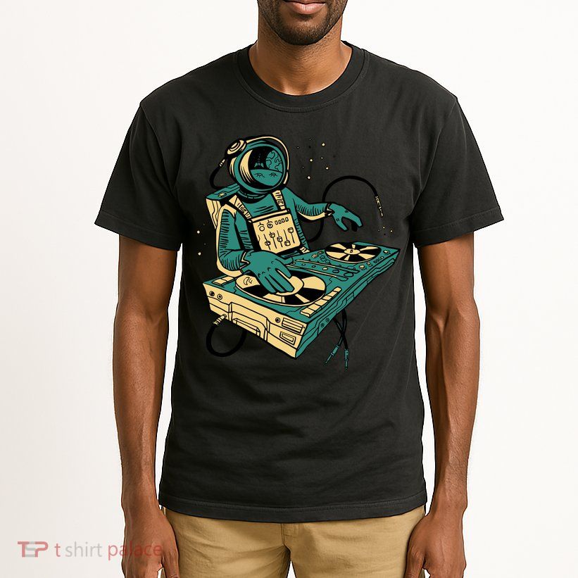 Astronaut Djing Space Tall T-Shirt