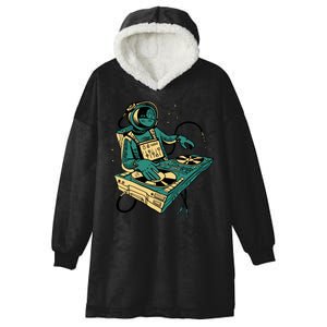 Astronaut Djing Space Hooded Wearable Blanket