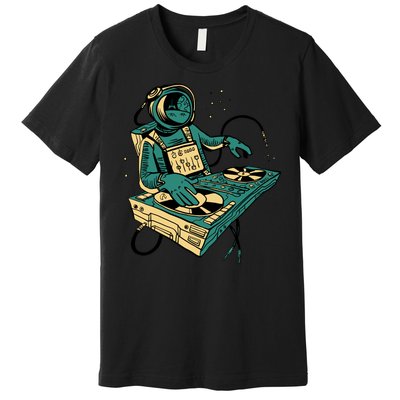 Astronaut Djing Space Premium T-Shirt