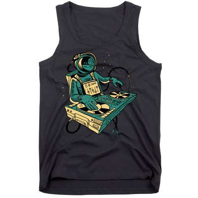 Astronaut Djing Space Tank Top