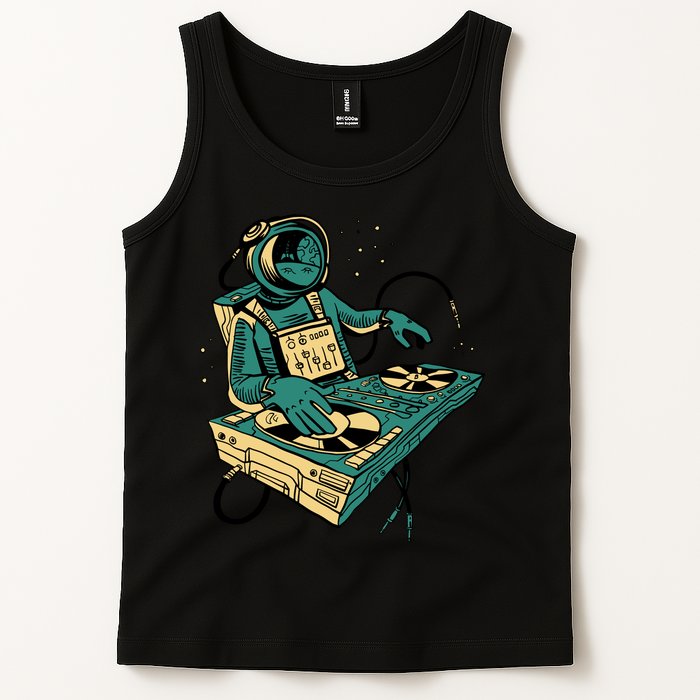 Astronaut Djing Space Tank Top
