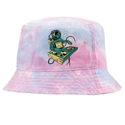 Astronaut Djing Space Tie-Dyed Bucket Hat