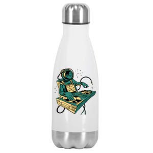 Astronaut Djing Space Stainless Steel Insulated Water Bottle