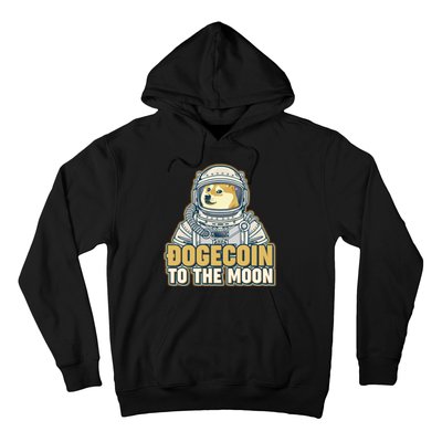 Astronaut Dogecoin To The Moon Crypto Hoodie