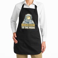 Astronaut Dogecoin To The Moon Crypto Apron