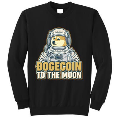 Astronaut Dogecoin To The Moon Crypto Sweatshirt