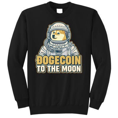 Astronaut Dogecoin To The Moon Crypto Sweatshirt