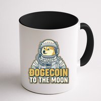 Astronaut Dogecoin To The Moon Crypto Mug