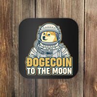 Astronaut Dogecoin To The Moon Crypto Coaster