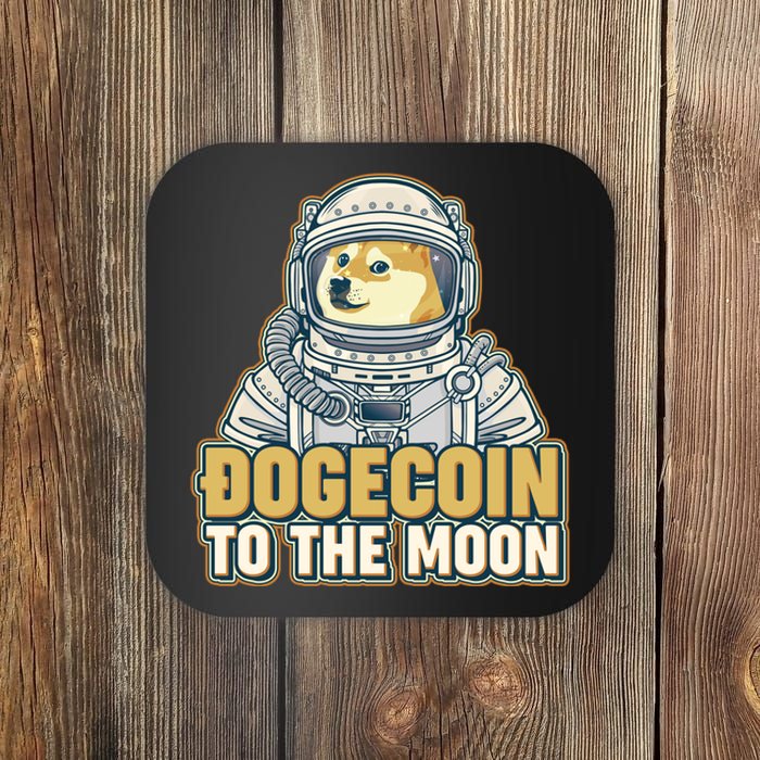 Astronaut Dogecoin To The Moon Crypto Coaster