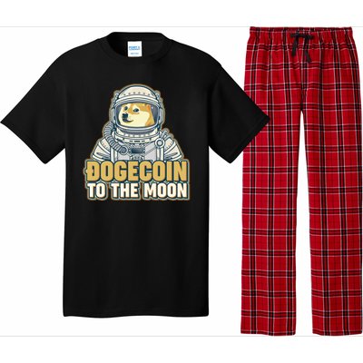 Astronaut Dogecoin To The Moon Crypto Pajama Set