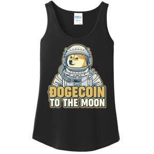 Astronaut Dogecoin To The Moon Crypto Ladies Essential Tank