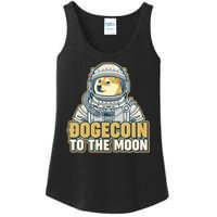 Astronaut Dogecoin To The Moon Crypto Ladies Essential Tank