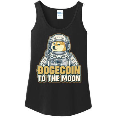 Astronaut Dogecoin To The Moon Crypto Ladies Essential Tank