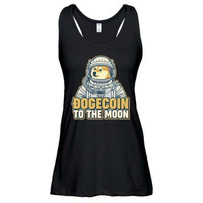 Astronaut Dogecoin To The Moon Crypto Ladies Essential Flowy Tank