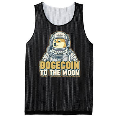 Astronaut Dogecoin To The Moon Crypto Mesh Reversible Basketball Jersey Tank