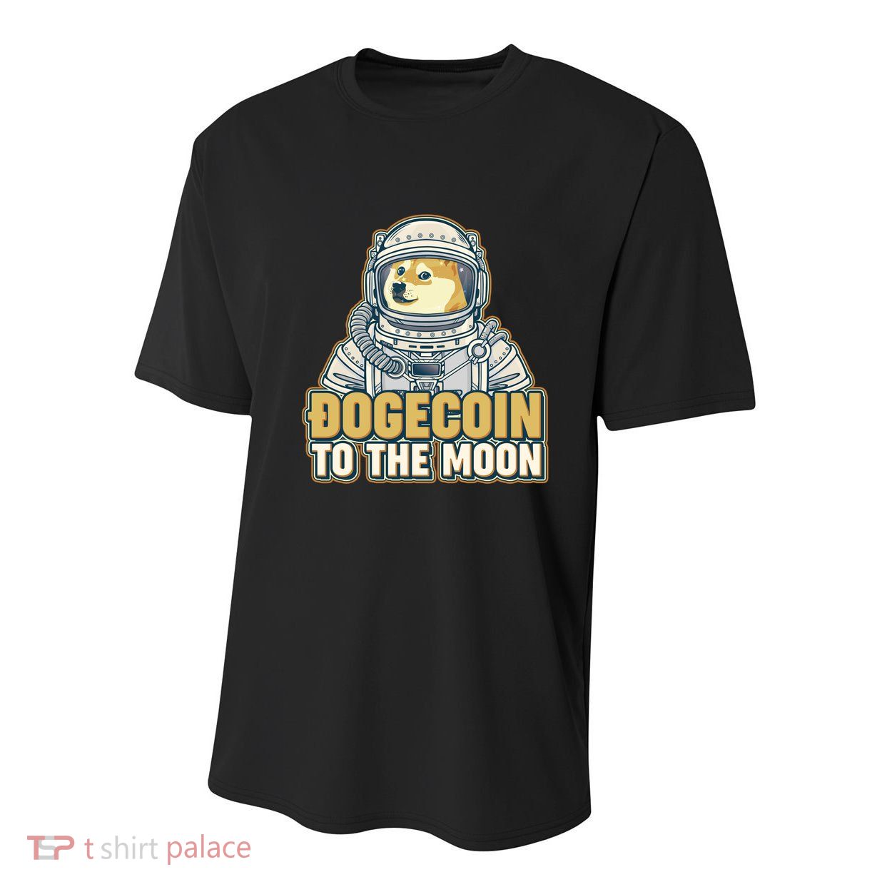 Astronaut Dogecoin To The Moon Crypto Youth Performance Sprint T-Shirt