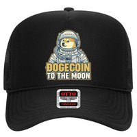 Astronaut Dogecoin To The Moon Crypto Hat