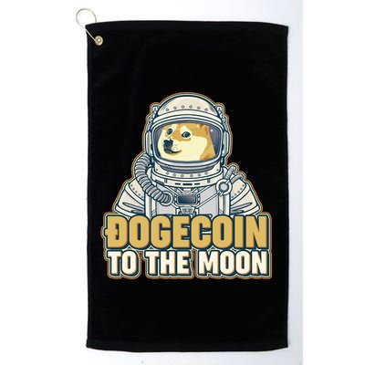 Astronaut Dogecoin To The Moon Crypto Golf Towel
