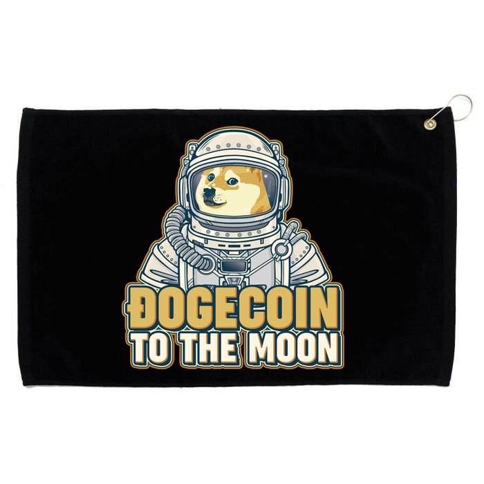 Astronaut Dogecoin To The Moon Crypto Grommeted Golf Towel