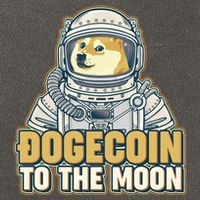 Astronaut Dogecoin To The Moon Crypto Cotton Canvas Backpack