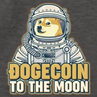 Astronaut Dogecoin To The Moon Crypto Vector Backpack