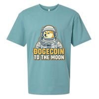 Astronaut Dogecoin To The Moon Crypto Sueded Cloud Jersey T-Shirt