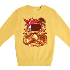 Astronaut Gangsta Premium Crewneck Sweatshirt