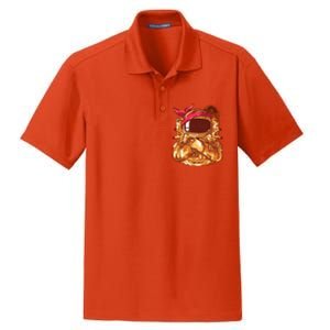 Astronaut Gangsta Dry Zone Grid Polo