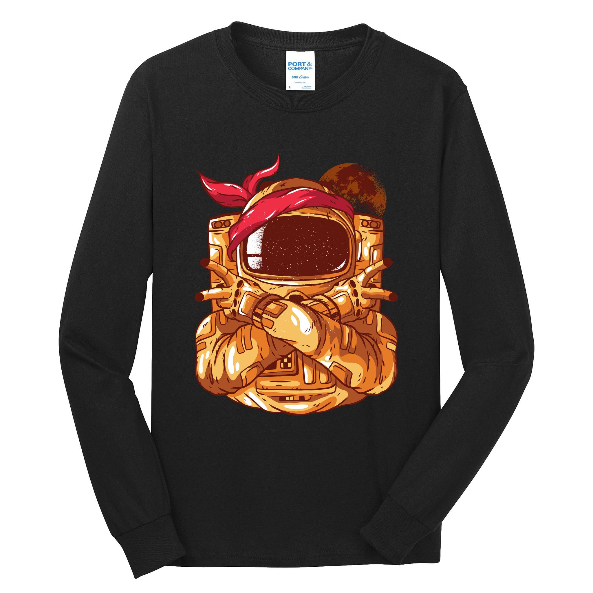 Astronaut Gangsta Tall Long Sleeve T-Shirt