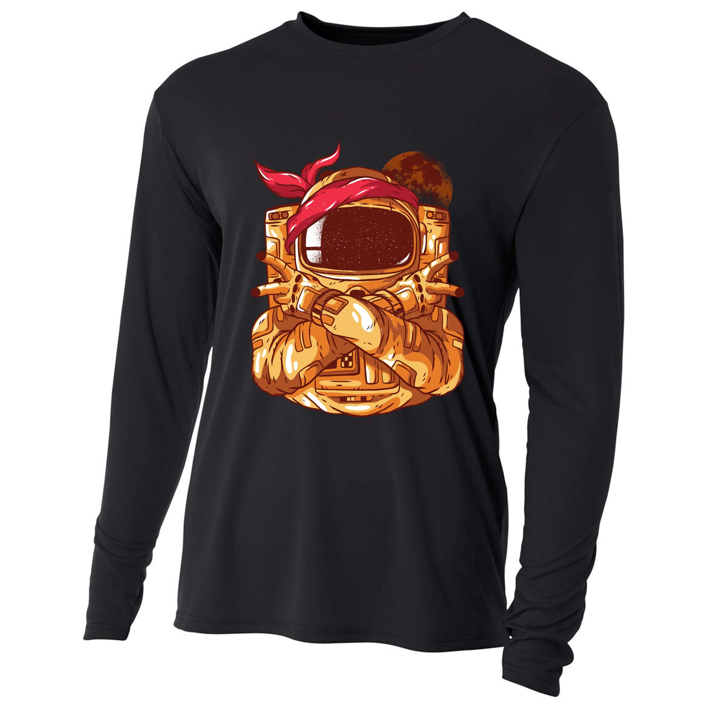 Astronaut Gangsta Cooling Performance Long Sleeve Crew