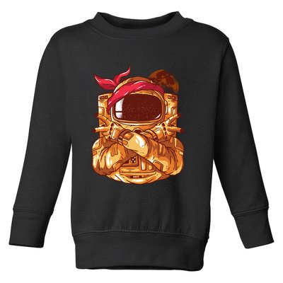 Astronaut Gangsta Toddler Sweatshirt